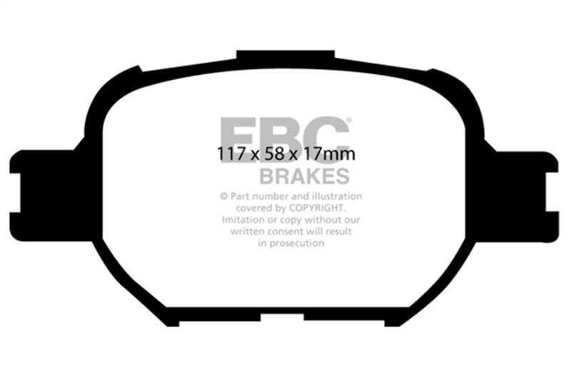 EBC Disc Brake Pad Set DP41325R Photo - Primary