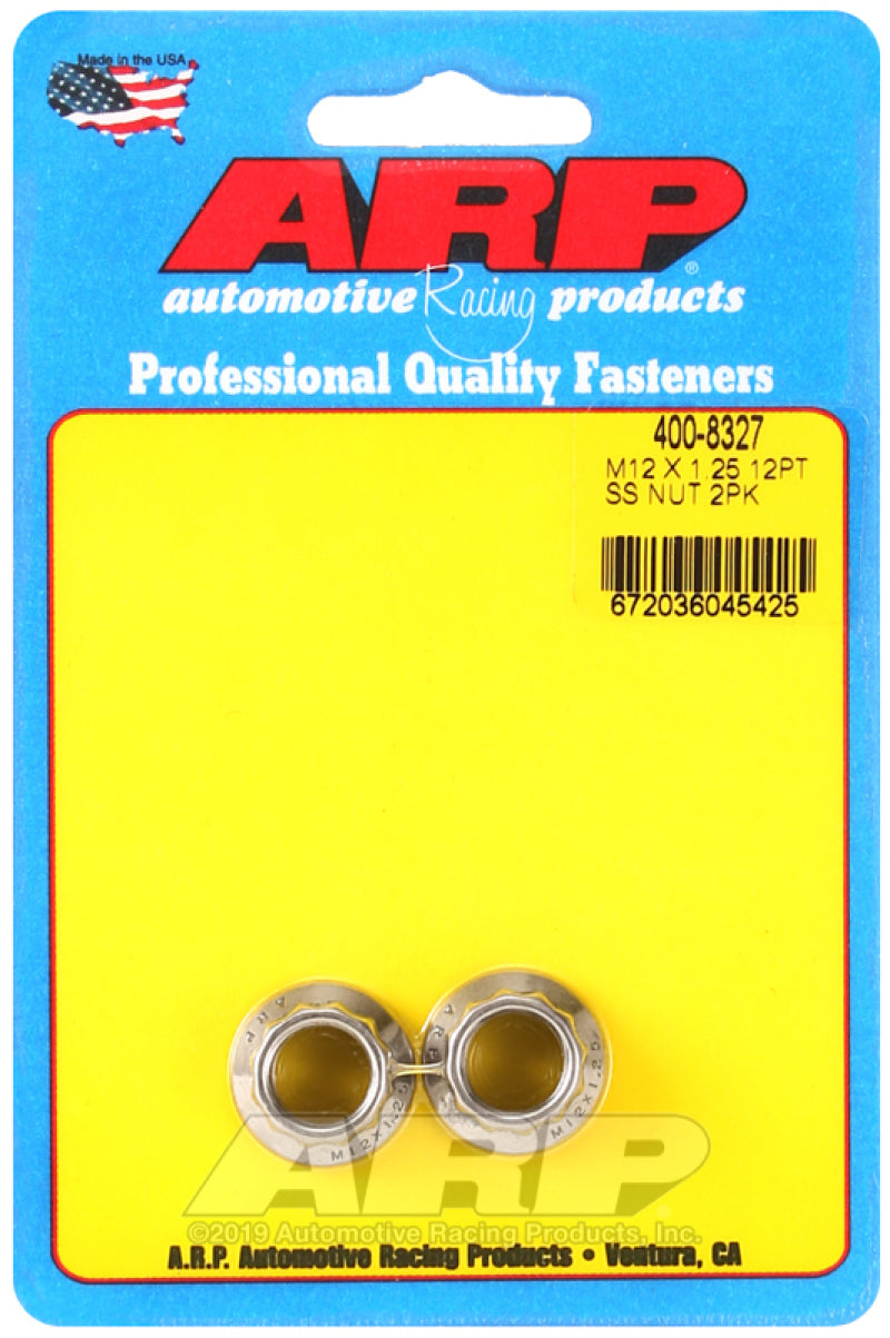 ARP M12 X 1.25 Washer Nut Kit 2-Pack 400-8327 Photo - Primary