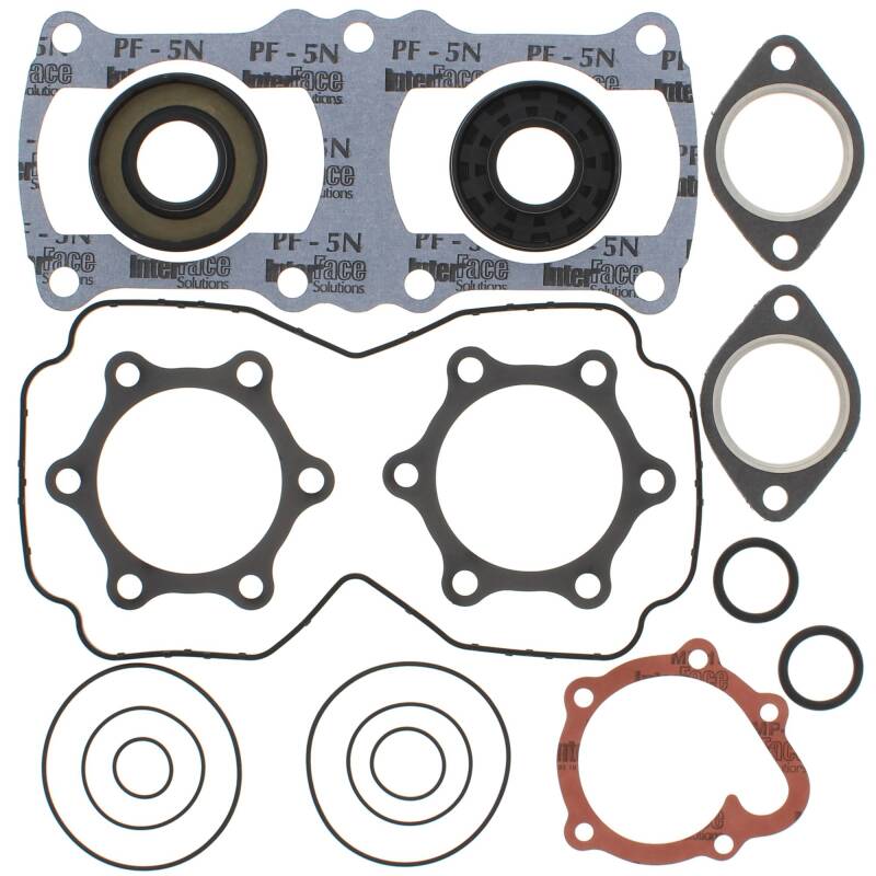 Vertex Pistons Vertex Gaskets 1997 Polaris 440 XC Complete Gasket Kit w/ Oil Seals 711209 711209 Photo - Primary