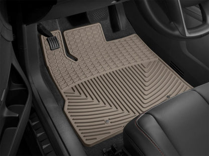 WeatherTech 2018+ Toyota Tacoma Front Rubber Mats - Tan W378TN W378TN Photo - Mounted
