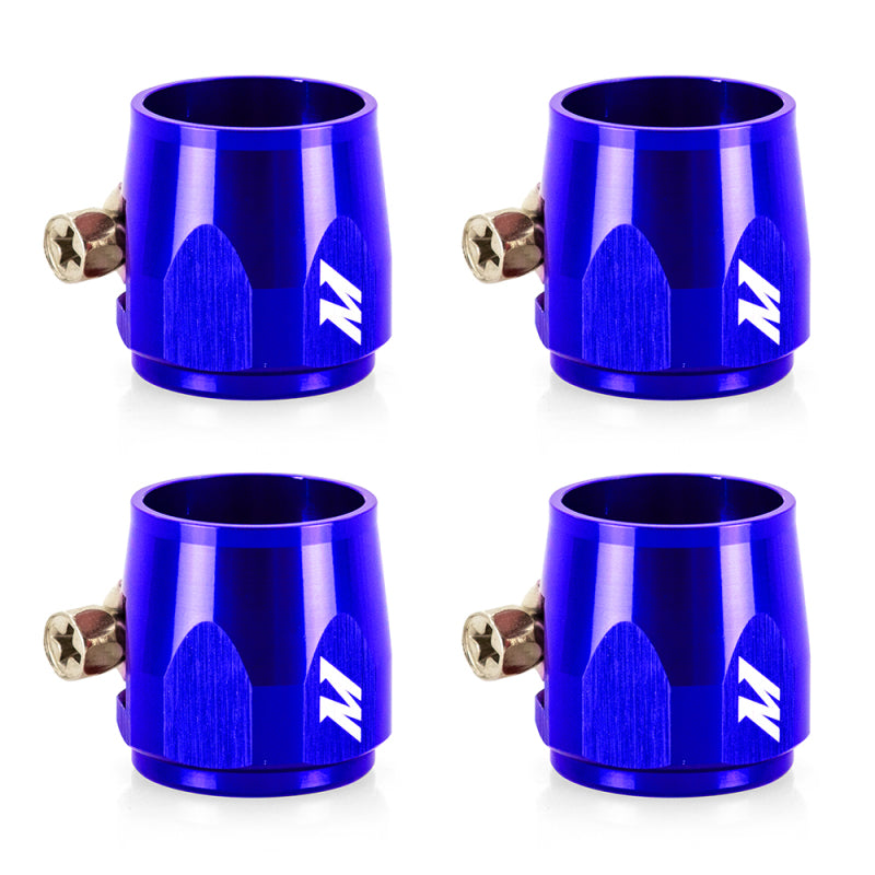 Mishimoto Aluminum -12AN Hex Finishers - Blue MMHXF-12-4-BL MMHXF-12-4-BL Photo - Primary