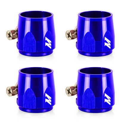 Mishimoto Aluminum -12AN Hex Finishers - Blue MMHXF-12-4-BL MMHXF-12-4-BL Photo - Primary