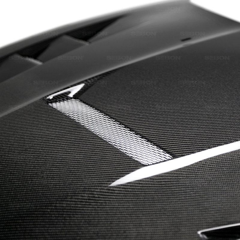 Seibon 15-17 Ford Focus TV-Style Carbon Fiber Hood HD16FDFO-TV HD16FDFO-TV Photo - Primary