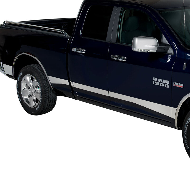 Putco 19-20 Ram LD - Quad Cab 6ft 4in Standard Box Pro Stainless Steel Rocker Panels 3751320 3751320 Photo - Primary