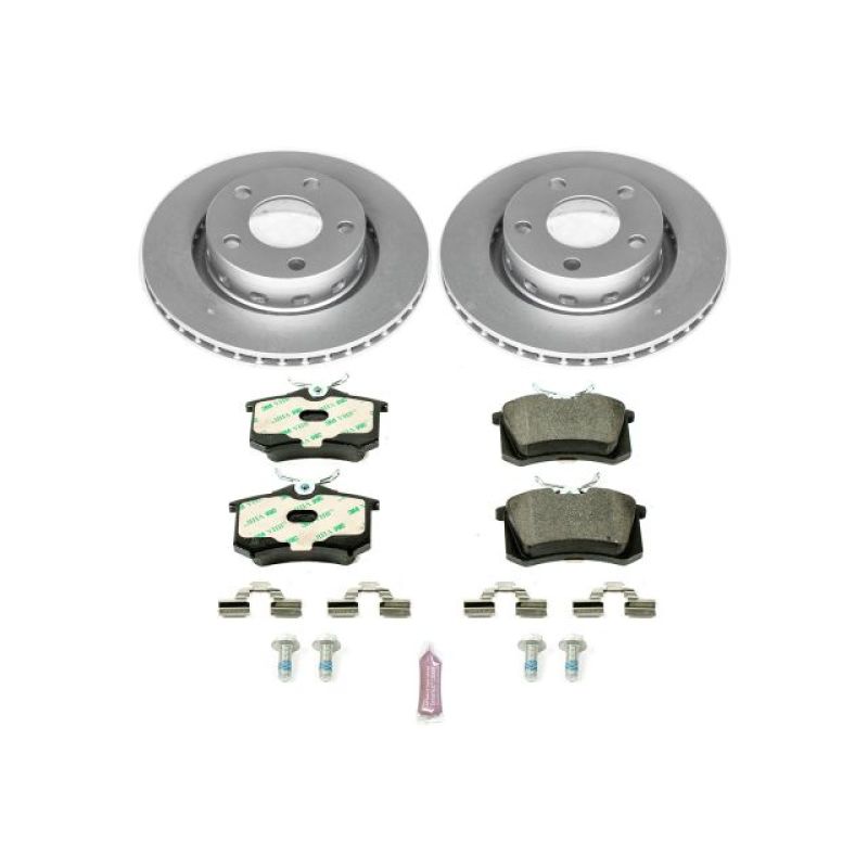 PowerStop Power Stop 00-04 Audi A6 Quattro Rear Euro-Stop Brake Kit ESK4847 ESK4847 Photo - Primary