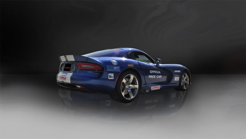 Corsa Performance 13-13 Dodge Viper GTS 8.4L V10 Manual Xtreme Cat-Back Exhaust 14416 Photo - Mounted