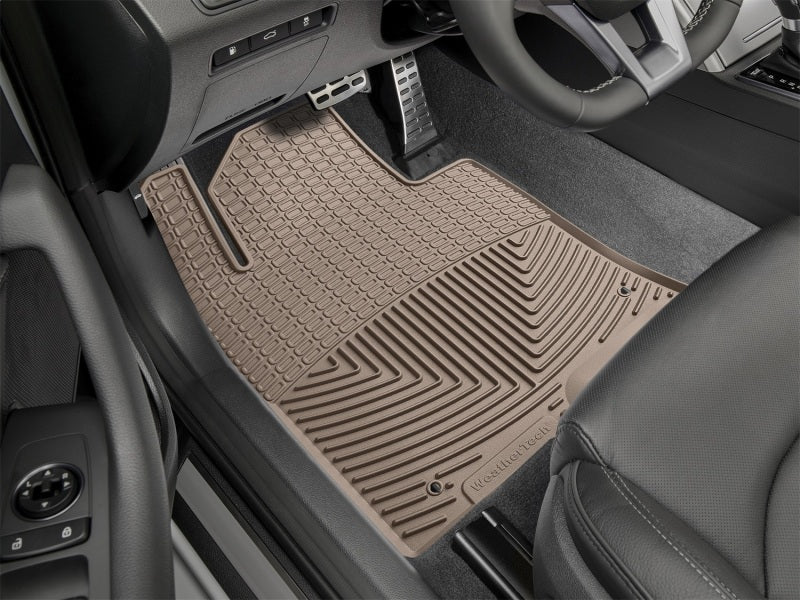 WeatherTech 2016+ Hyundai Sonata Front Rubber Mats - Tan (Fits Hybrid-Does Not Fit Plug-In Hybrid) W385TN W385TN Photo - Mounted