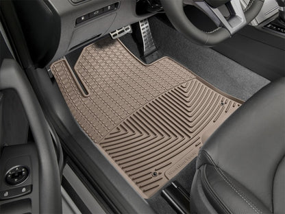 WeatherTech 2016+ Hyundai Sonata Front Rubber Mats - Tan (Fits Hybrid-Does Not Fit Plug-In Hybrid) W385TN W385TN Photo - Mounted