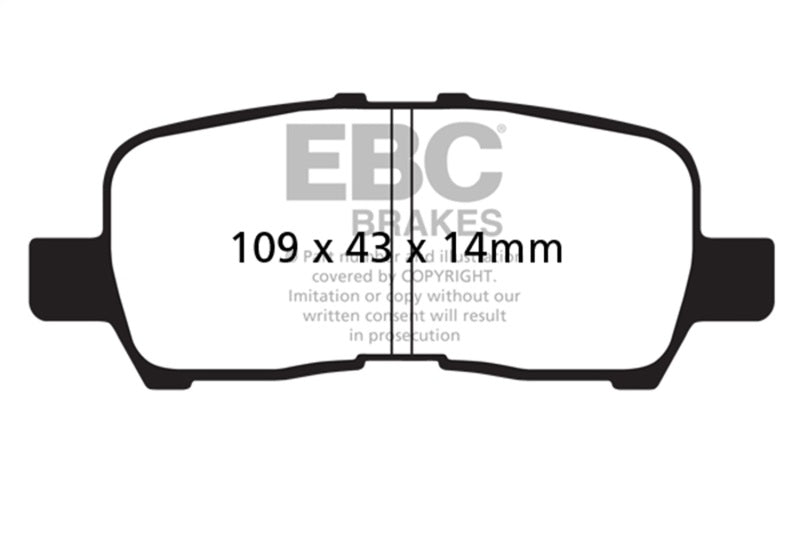 EBC Disc Brake Pad Set DP41684R Photo - Primary