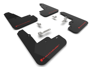 Rally Armor 21-23 Ford Mustang Mach-E Black UR Mud Flap w/ Red Logo MF96-UR-BLK-RD MF96-UR-BLK-RD Photo - Primary