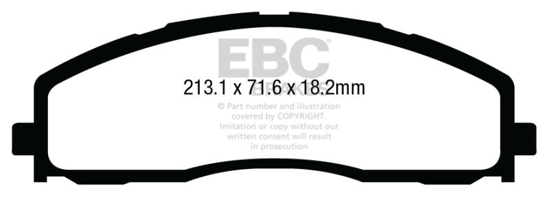 EBC Disc Brake Pad Set DP63015 Photo - Primary