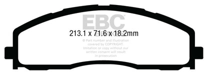 EBC Disc Brake Pad Set DP63015 Photo - Primary
