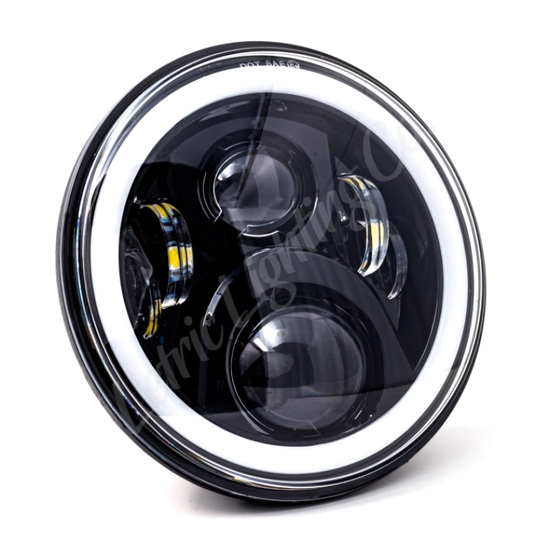 Letric Lighting 7in Led W/Full Halo Blk LLC-LHC-7DB LLC-LHC-7DB Photo - Primary