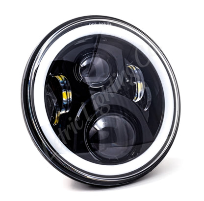 Letric Lighting 7in Led W/Full Halo Blk LLC-LHC-7DB LLC-LHC-7DB Photo - Primary