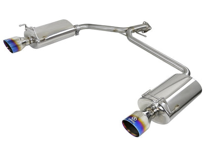 aFe Takeda 2.25-1.75in 304 SS Axle-Back Exh w/Blue Flame Tips 13-17 49-36604-L Photo - Primary