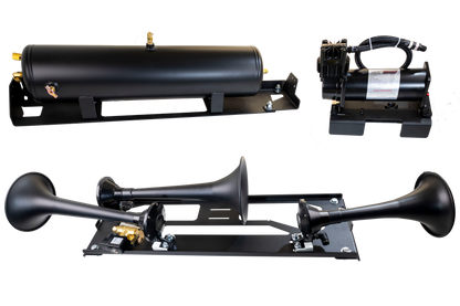 Kleinn Air Horns Kleinn 23-24 Ford F-250/ F-350/ F-450 Onboard Air System w/ Model 730 Horns FSD23-734 FSD23-734 Photo - Primary
