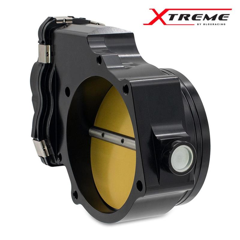 BLOX Racing 2015+ Dodge Hellcat / Jeep Trackhawk 6.2L 105mm Electronic Billet Throttle Body - Black BXIM-00255-BK BXIM-00255-BK Photo - Primary