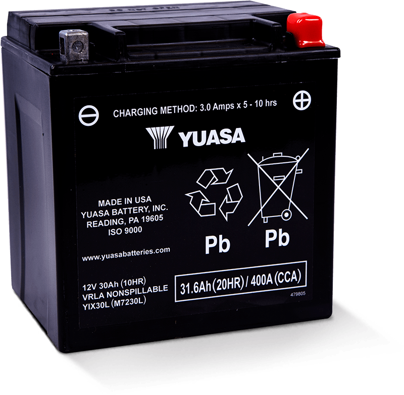 Yuasa Battery Yuasa YIX30L Maintenance Free AGM 12 Volt Battery YUAM7230L YUAM7230L User 1