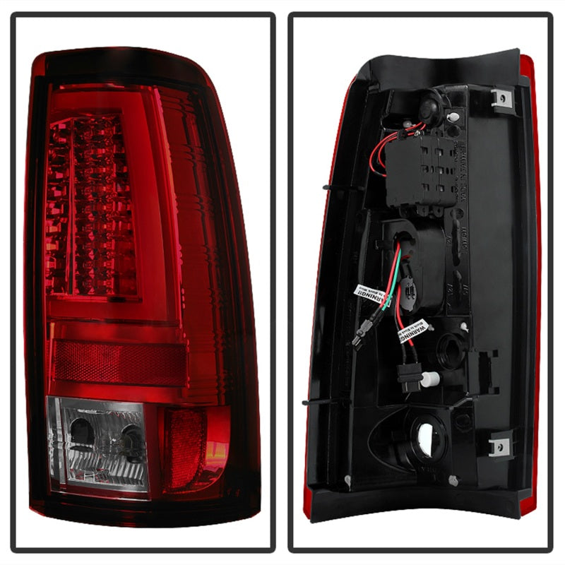 Spyder Chevy Silverado 1500/2500 03-06 Version 2 LED Tail Lights - Red Smoke ALT-YD-CS03V2-LED-RS 5081933 5081933 Photo - Unmounted