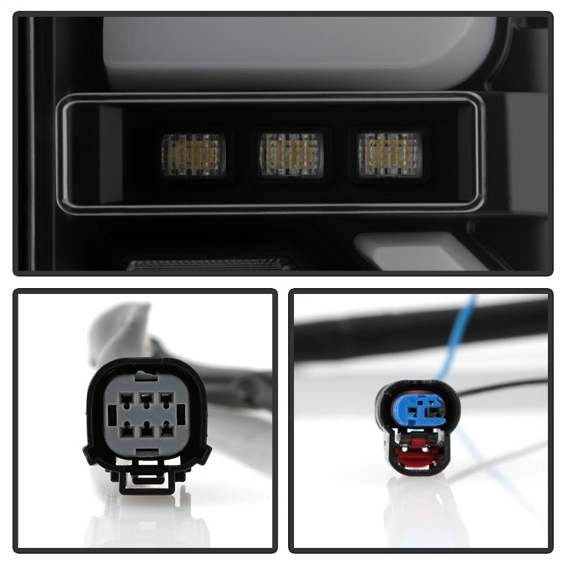 Spyder GMC Sierra 19-20 Incandescent Bulb Model Only LED Tail Lights-Black Smoke ALT-YD-GS19-LED-BSM 5000293 5000293 Photo - Unmounted