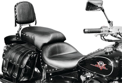 Mustang Motorcycle Mustang 98-16 Yamaha V-Star 650 Custom, 98-10 V-Star 650 Cl Touring 1PC Seat w/Studs - Black 75266 75266 User 1