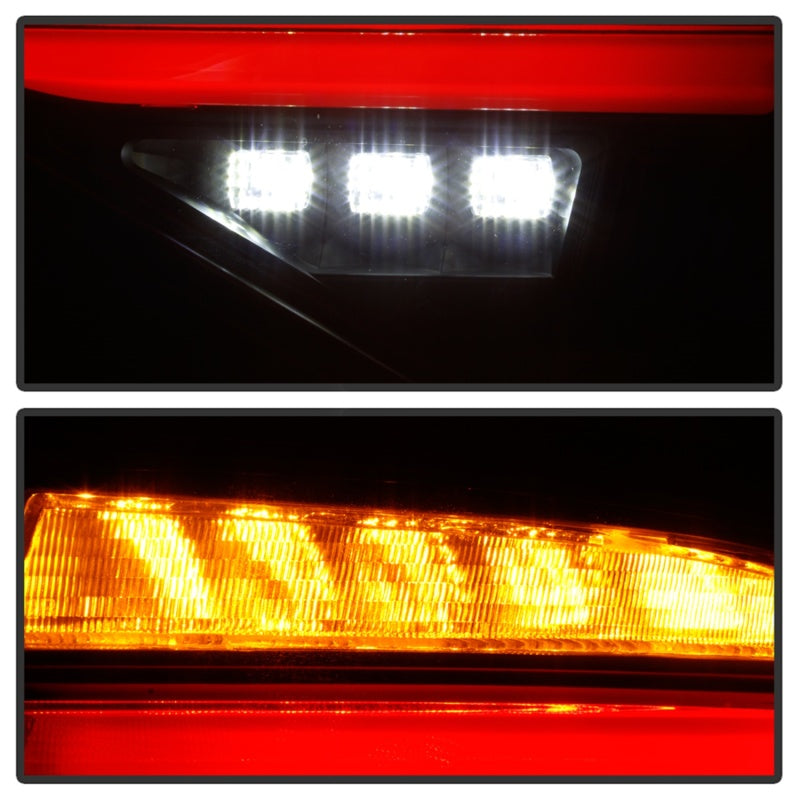 Spyder 08-14 Subara Impreza WRX Hatchback LED Tail Lights Seq Signal Black ALT-YD-SI085D-SEQ-BK 5086730 5086730 Photo - Unmounted