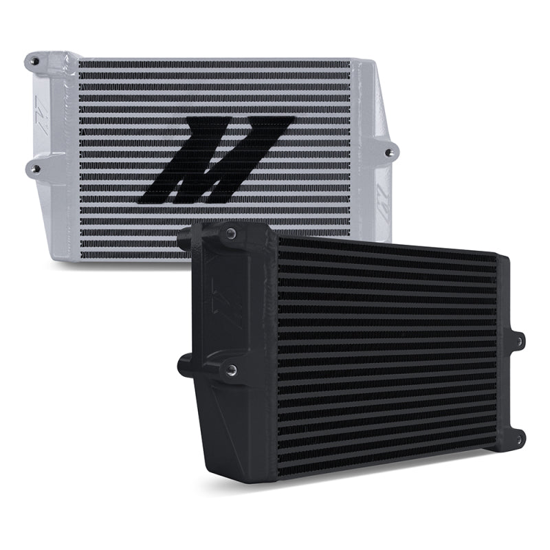 Mishimoto Heavy-Duty Oil Cooler - 10in. Opposite-Side Outlets - Black MMOC-OO-10BK MMOC-OO-10BK Photo - Primary