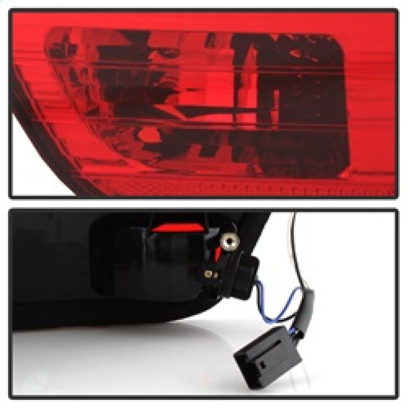 Spyder BMW E53 X5 00-06 4PCS Euro Style Tail Lights- Red Clear ALT-YD-BE5300-RC 5000835 5000835 Photo - Unmounted