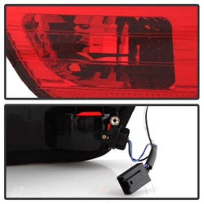 Spyder BMW E53 X5 00-06 4PCS Euro Style Tail Lights- Red Clear ALT-YD-BE5300-RC 5000835 5000835 Photo - Unmounted