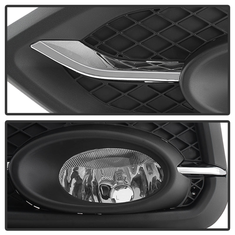 Spyder Honda Civic 2014-2015 2Dr/Coupe (EX Model Only)OEM Fog Light W/Switch- Clear FL-HC2014-2D-C 5080226 5080226 User 1