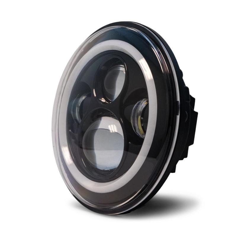 DV8 Offroad 07-18 Jeep Wrangler JK LED Projector Headlights HL7JK-01 HL7JK-01 Photo - Close Up
