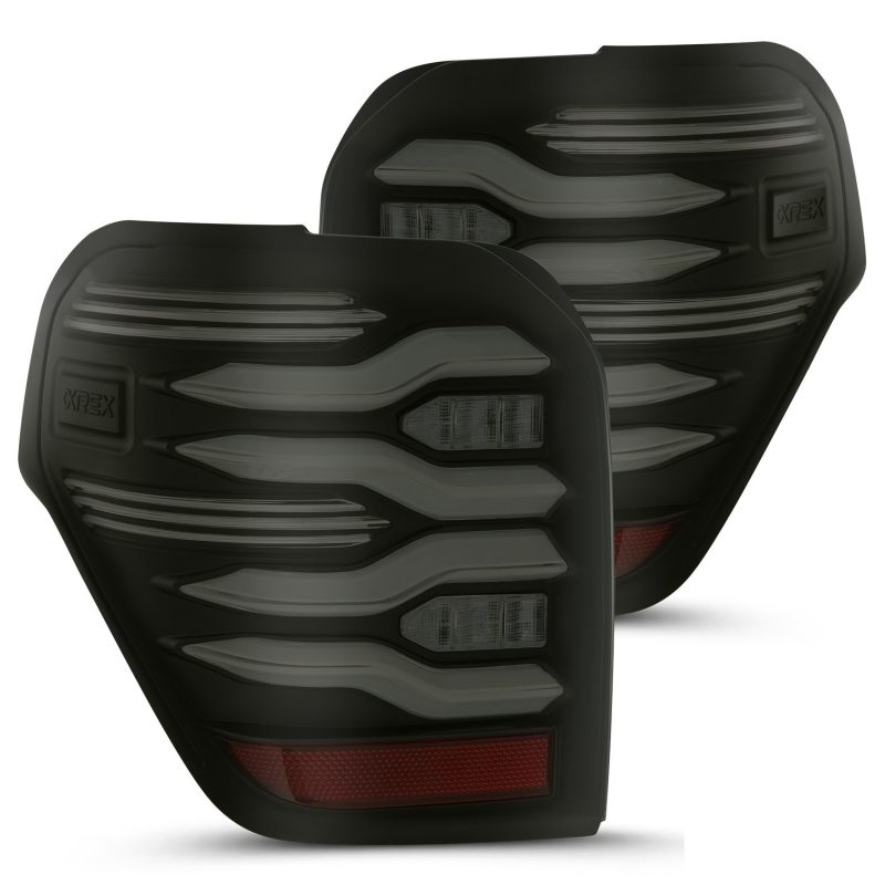 AlphaRex 10-21 Toyota 4Runner LUXX LED Taillights Blk w/Activ Light/Seq Signal 690040 690040 Photo - Primary