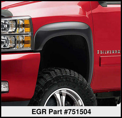 EGR 07-13 Chev Silverado 6-8ft Bed Rugged Look Fender Flares - Set 751504 751504 Thumbnail
