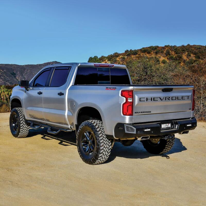Westin 19-22 Chevrolet Silverado / GMC Sierra Crew Cab Outlaw Nerf Step Bars 20-14135 20-14135 Photo - Mounted