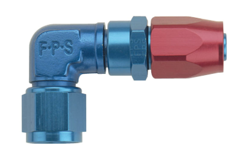 Fragola -6AN x 90 Degree Low Profile Forged Hose End 109106 109106 Photo - Primary