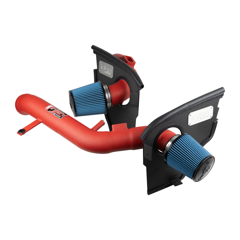 Injen 2015 M3/M4 3.0L Twin Turbo Wrinkle Red Short Ram 2pc. Intake System w/ MR Technology SP1116WR SP1116WR Photo - Primary