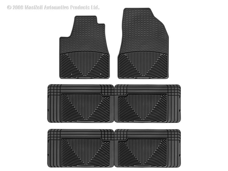 WeatherTech WT Rubber Mats - Rear - Blk Floor Mats Floor Mats - Rubber main image