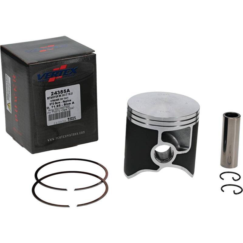 Vertex Pistons Vertex Piston 18-21 Beta RR 2T 300 300cc Cast Replica Piston Kit 24385A 24385A Photo - Primary