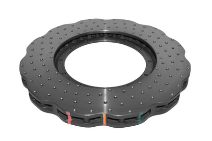 DBA 09-11 Volkswagen CC 3.6L Front 5000 Series Drilled & Slotted Ring 52808.1WXD 52808.1WXD Photo - out of package