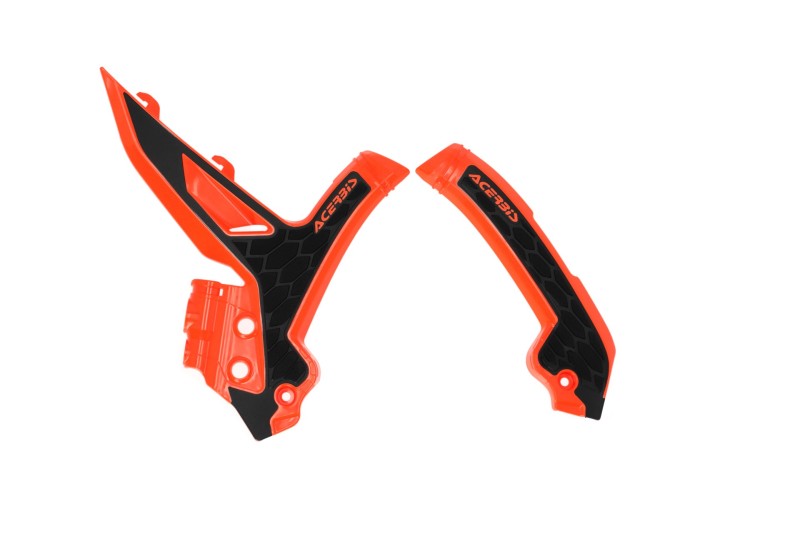 Acerbis 23+ KTM EXC-F/ SX/ SX-F/ XC/ XC-F/ XC-W/ XCF-W Frame Guards- X-Grip - 16 Orange/Black 2975045225 2975045225 Photo - Primary