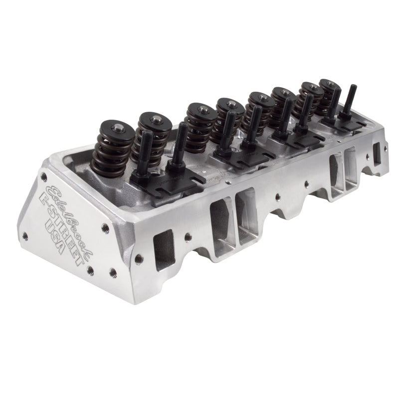 Edelbrock Cylinder Head, E-Street, SB chevrolet 64cc (Complete, Pair) 5089 Photo - out of package