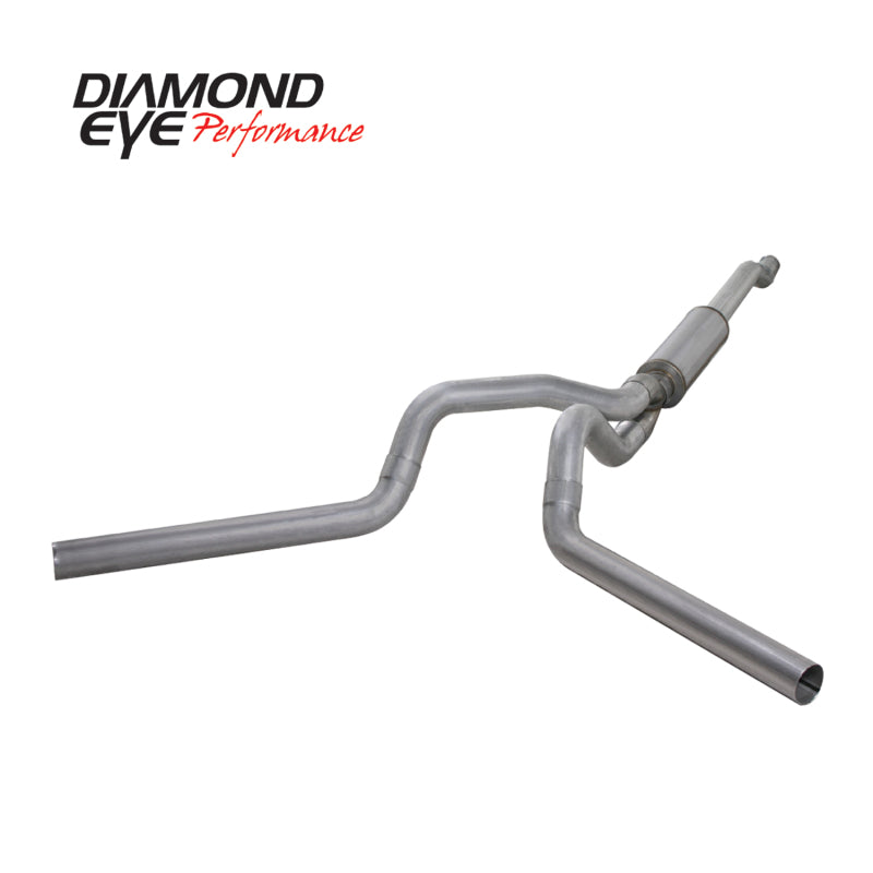 Diamond Eye Performance Diamond Eye KIT 4in CB MFLR RPLCMENT PIPE DUAL AL: 03-07 FORD 6.0L F250/F350 K4340A-RP K4340A-RP Photo - Unmounted