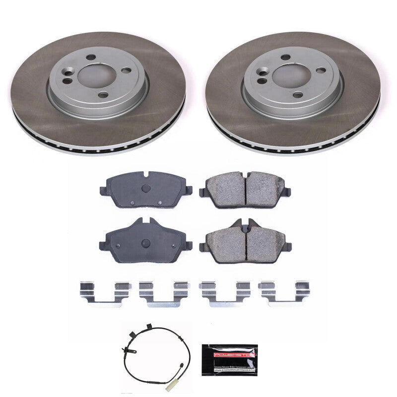 PowerStop Power Stop 2011 Mini Cooper Front Semi-Coated Rotor Kit SC8842 SC8842 Photo - Primary