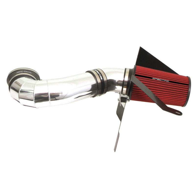 Spectre 05-09 Ford Mustang GT V8-4.6L F/I Air Intake Kit - Polished w/Red Filter 9924 9924 Photo - Primary