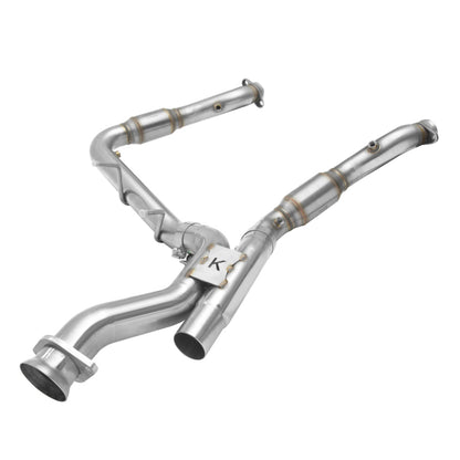 Kooks 3" Stainless GREEN Catted Turbo Down Pipes 13623300 Photo - Unmounted