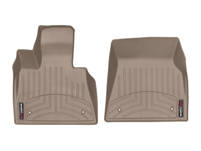 WeatherTech 2019+ BMW X5 Front FloorLiner - Tan 4515071 4515071 Photo - Unmounted