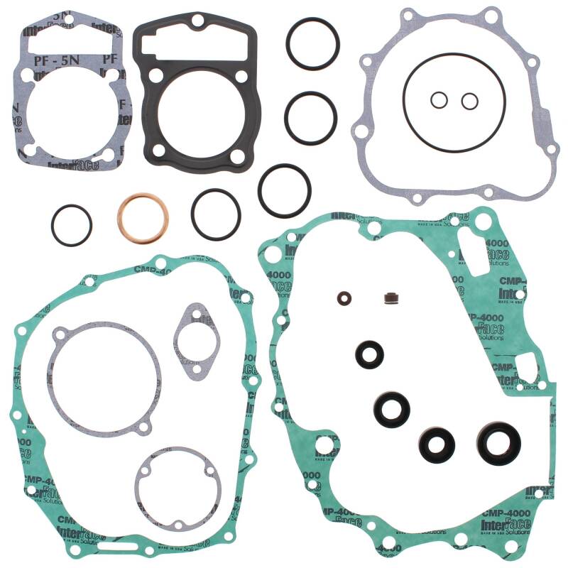 Vertex Pistons Vertex Gaskets 02-11 Honda CTX200 Complete Gasket Kit w/ Oil Seals 811228 811228 Photo - Primary