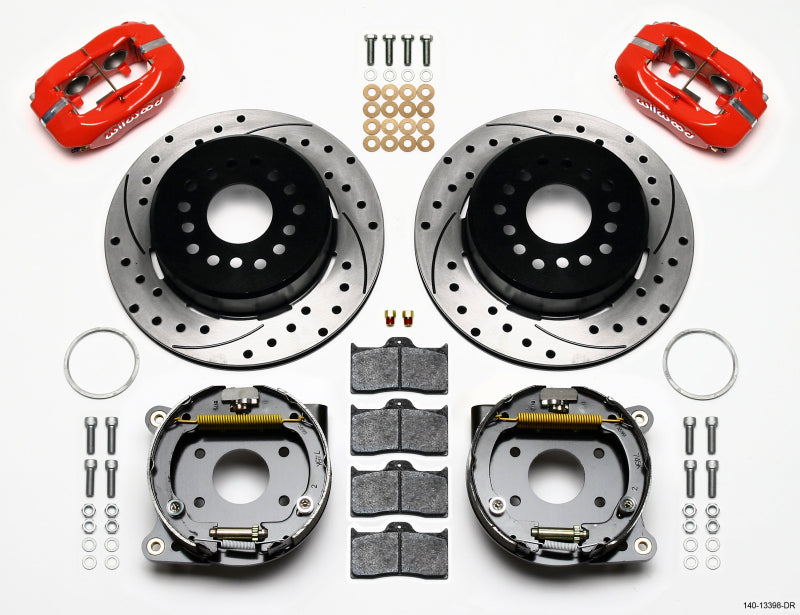 Wilwood Forged Dynalite P/S P-B Kit Drilled-Red AMC 71-74 2.60in Offset 140-13398-DR 140-13398-DR Photo - Primary