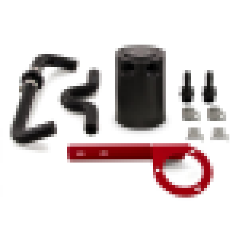 Mishimoto 2017+ Honda Civic Type R Baffled Oil Catch Can Kit - Red MMBCC-CTR-17PBERD2 Photo - Primary