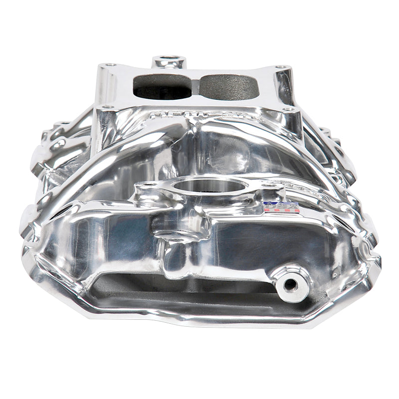 Edelbrock Polished S/B Chevy RPM Air-Gap Manifold 75011 Photo - out of package